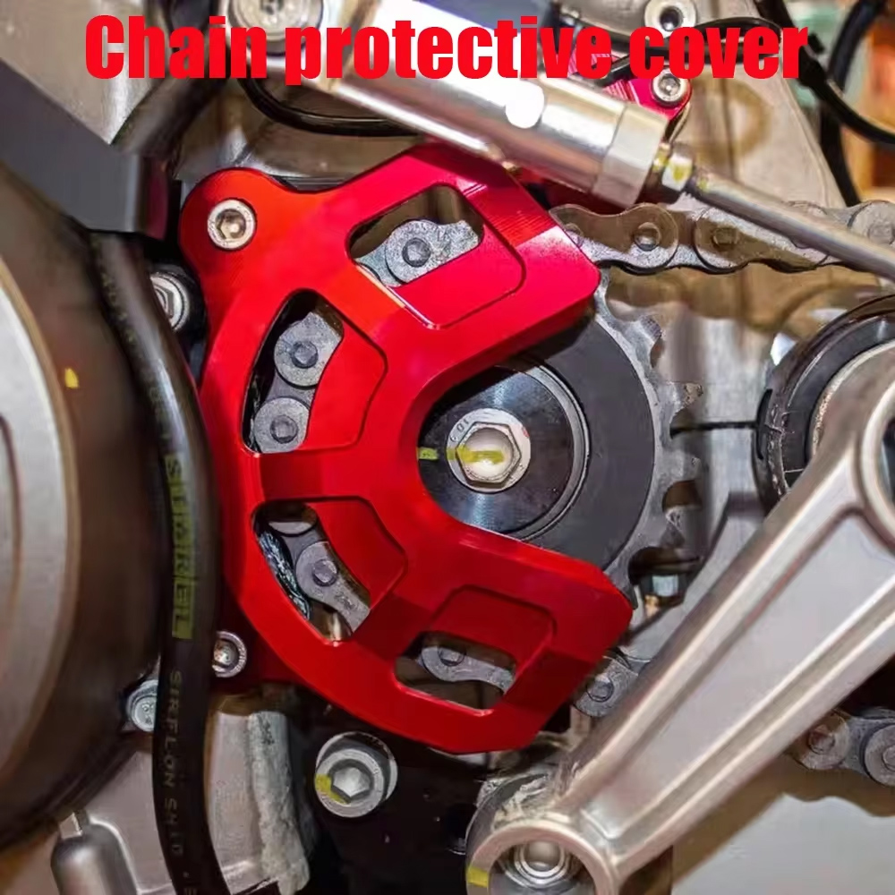 Motorcycle Chain - Osłona łańcucha przedniej zębatki dla Aprilia