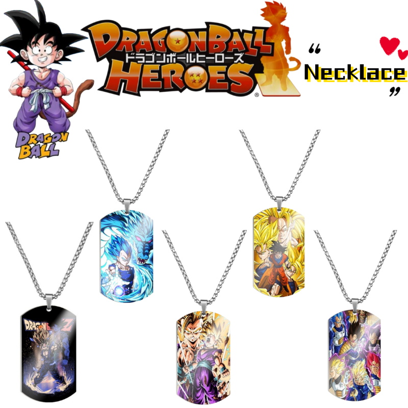 Steel Chain - Modny metalowy naszyjnik Dragon Ball Son