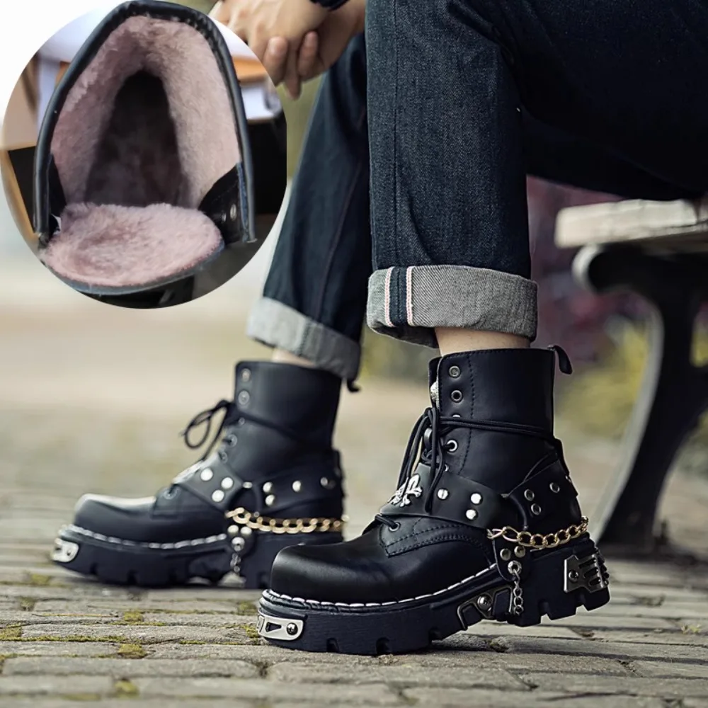 Męskie buty motocyklowe ze skó – Motorcycle Chain recenzja i cena
