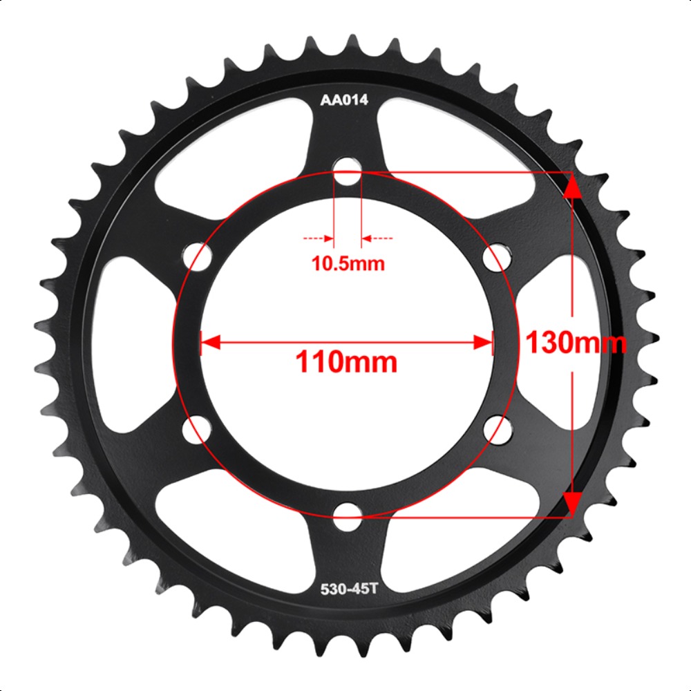 530 17T 530-45T Przednia Tylna – 428 Chain recenzja i cena
